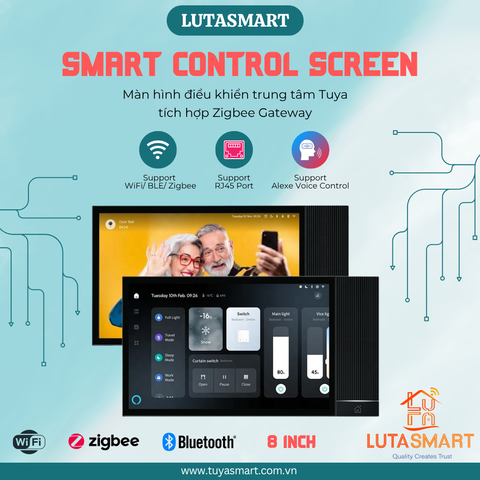 Màn hình điều khiển trung tâm tích hợp giọng nói Alexa 8 inch - TPA08-M3A