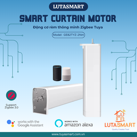 Động cơ rèm thông minh Zigbee Tuya - GE82TYZ