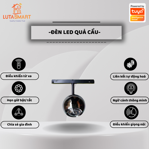 Đèn led quả cầu - Magnetic Ball Light