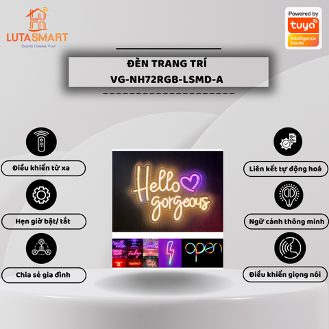 Đèn trang trí VG-NH72RGB-LSMD-A