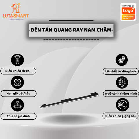 Đèn tản quang ray nam châm  Model: S16 - PC600