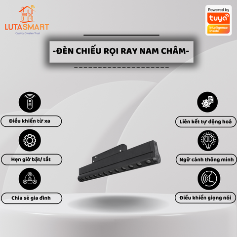 Đèn chiếu rọi ray nam châm  Model: S16-ZD12