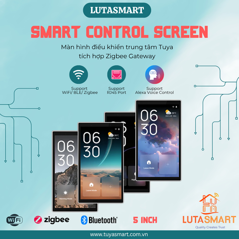 Màn hình điều khiển trung tâm tích hợp giọng nói Alexa  5inch-TTP05Z