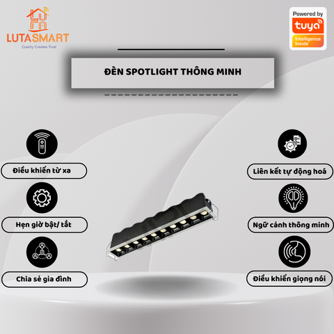 Đèn Spotlight thông minh Zigbee Tuya -  LiDian Series Line Light - VP-LDA10L