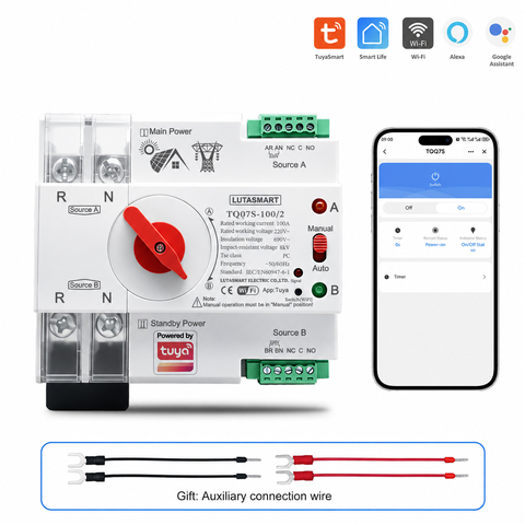 Bộ chuyển nguồn thông minh WiFi Tuya - Smart ATS