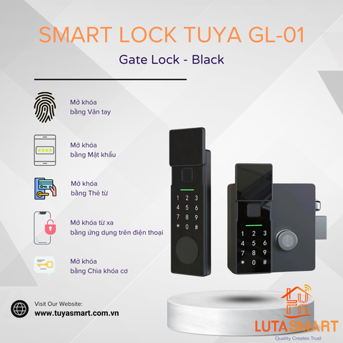 Khoá cửa cổng thông minh - GL-01