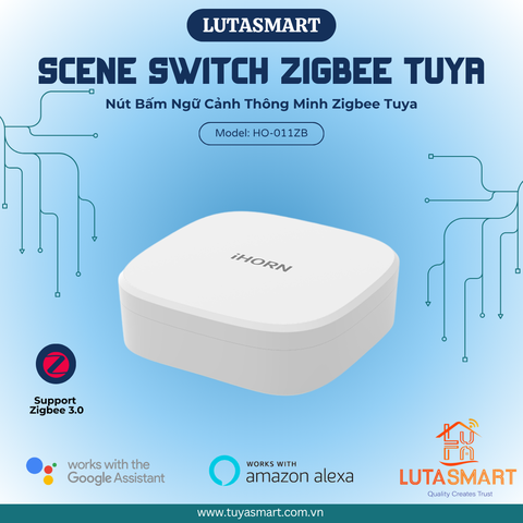 Nút bấm ngữ cảnh thông minh Zigbee Tuya - HO-011ZB
