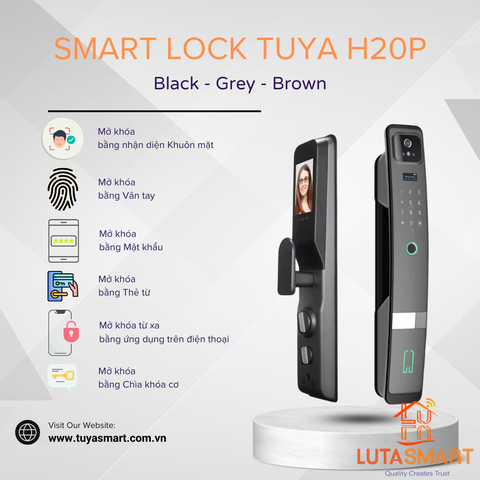 Khoá thông minh nhận diện khuôn mặt - H20P