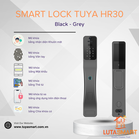 Khoá thông minh nhận diện khuôn mặt - HR30