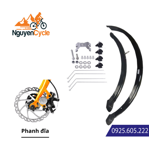 Chắn bùn chính hãng Dahon DH1063 cho xe đạp bánh 20