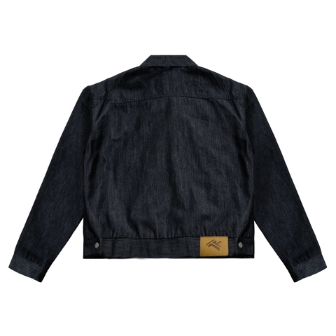 THEM® Denim JACKET Relaxed Double Pocket ( ĐEN CÁT )