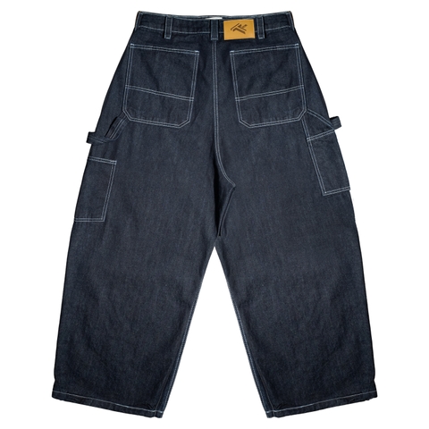 THEM® Jeans Double Knee Raw Denim Wide Fit Pants