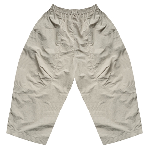 THEM® Quần gió ống rộng form Wide-leg Cream Pants .