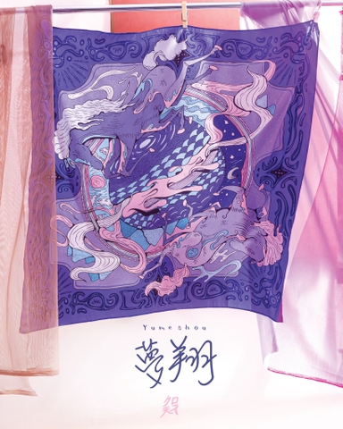 [Pre-order] Kuro Tensai - Khăn lụa - Con ngựa