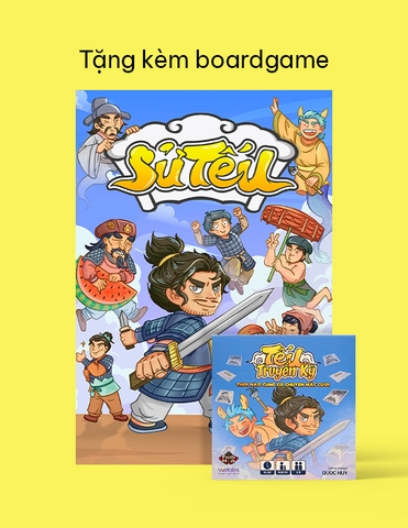 Sách - Sử Tếu (tặng kèm boardgame Tếu truyền kỳ)