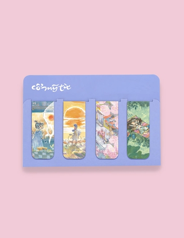 Cổ mỹ từ - set 4 bookmark nam châm
