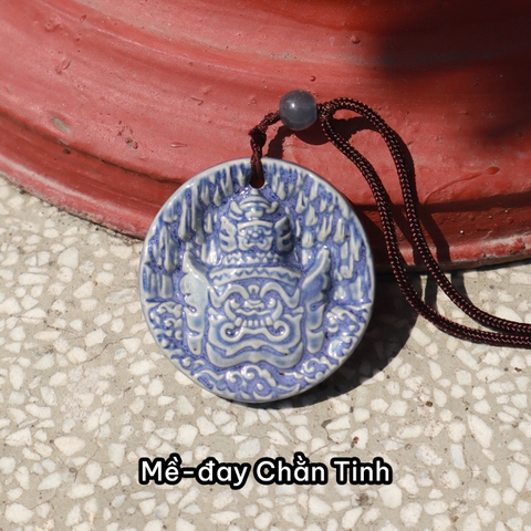 ED - Dây chuyền mề đay gốm Thần Thú Nam Bộ - Chằn Tinh