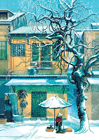 Tùng Lâm - Art Print 3 - Phố Châu Long - A3