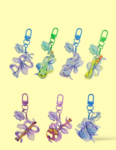 MX - Móc khóa nhạc cụ ca Huế (Cầm on Huế)