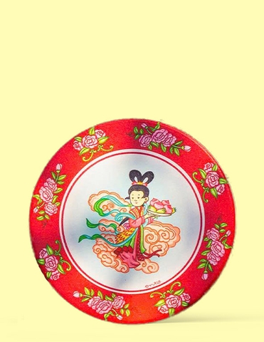 MX - Lót ly gốm Cô tiên đỏ