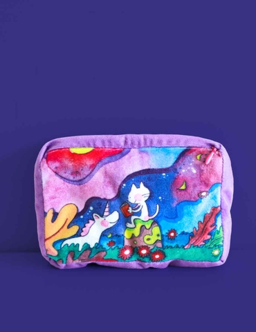 Mèo Trắng - Túi vuông - Kỳ lân