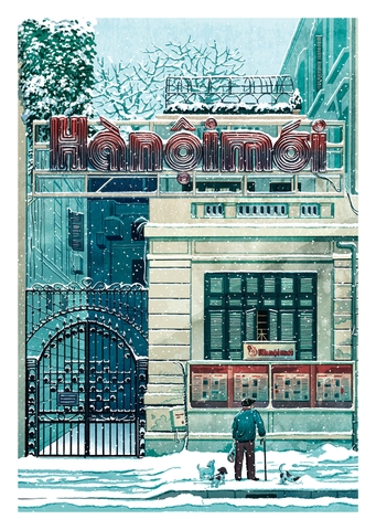 Tùng Lâm - Postcard 4 - Tòa soạn Hà Nội Mới - A6