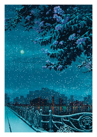Tùng Lâm - Postcard 10 - Hồ Tây về đêm - A6