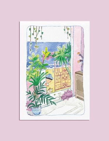 Poster Thị trấn Hoa Mười Giờ - Nhà gần biển