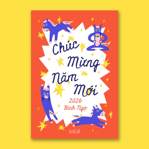 Thiệp - Mừng Tết Bính Ngọ - Độc quyền của Du Bút