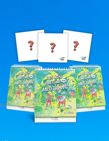 Set 3 lịch Mèo Trắng 2027
