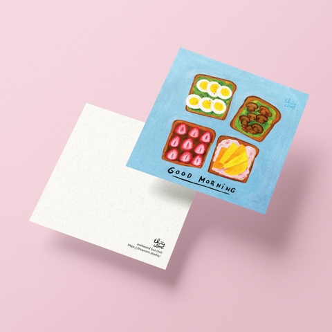 Postcard Good morning #7  - Shokupan