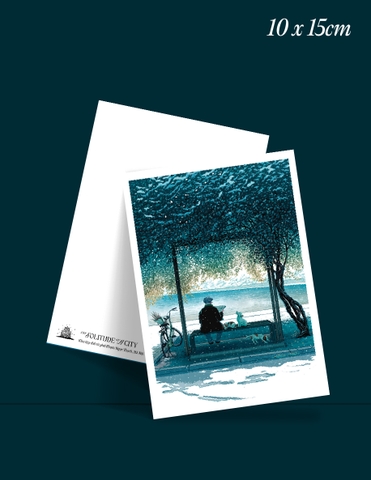Tùng Lâm - Postcard 6 - Bên hồ Bảy mẫu - A6