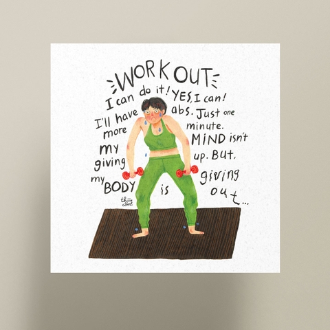 Postcard - Workout -