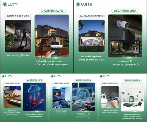 🌟 5 ĐIỂM KHÁC BIỆT CỦA GIẢI PHÁP AN NINH AI CAMERA LUPA