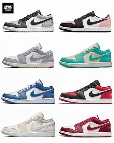 Top 9 mẫu giày Nike Jordan 1 Low được săn lùng nhiều nhất năm 2025