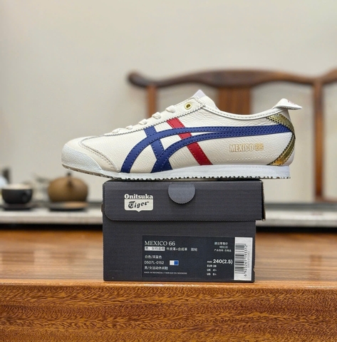 Giày Onitsuka Tiger Mexico 66 ‘White Dark Blue’ D507L-0152