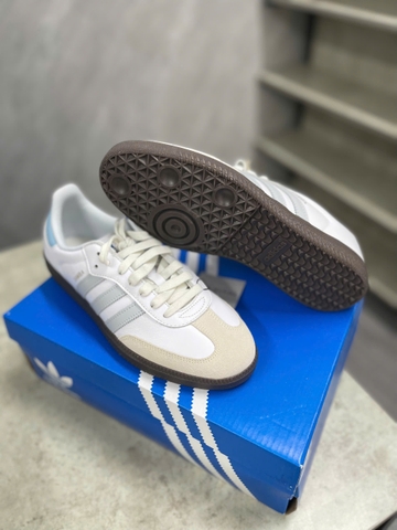 Giày Adidas Samba OG ‘White Halo Blue’ ID2055