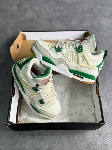 (CHÍNH HÃNG) Giày Jordan 4 Retro SB Pine Green Men's - DR5415-103