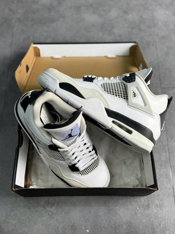 (CHÍNH HÃNG) Giày Nike Air Jordan 4 Retro 'Military Black' DH6927-111