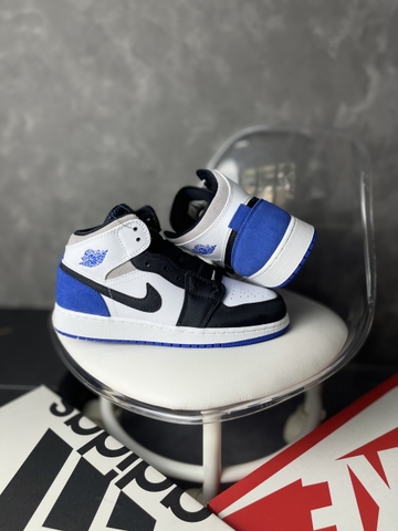 ( Chính Hãng ) Giày Air Jordan 1  White Black Royal BQ6931-102