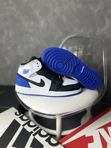 ( Chính Hãng ) Giày Air Jordan 1  White Black Royal BQ6931-102