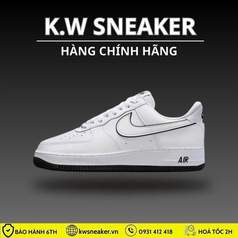 ( Chính hãng )  Giày Nike Air Force 1 ’07 ‘White Black’ DV0788-103