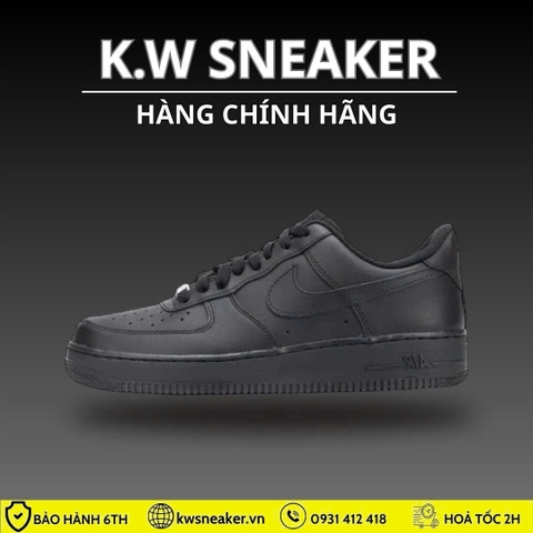 (CHÍNH HÃNG) Giày Nike Air Force 1 Low in Black 315122-001