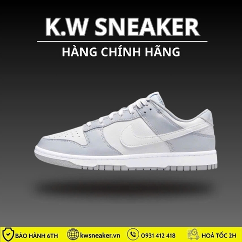 ( Chính hãng ) Giày Nike Dunk Low GS ‘Wolf Grey’ DJ9765-001