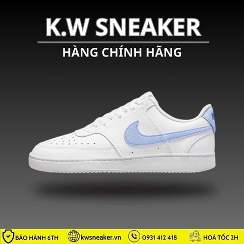 ( Chính Hãng )Giày Nike Court Vision Low ‘White Royal Tint Lilac’ CD5434-115