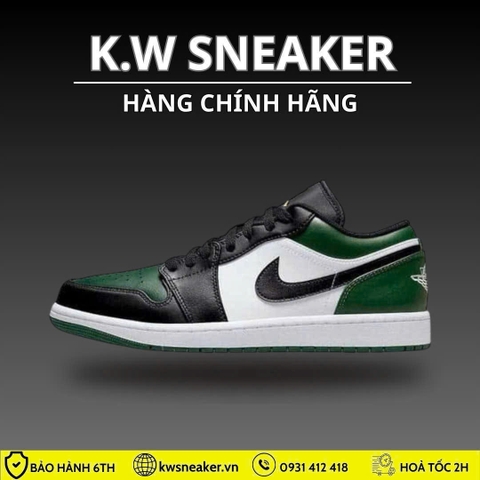 ( Chính Hãng ) Giày Nike Air Jordan 1 Low ‘Green Toe’ 553558-371