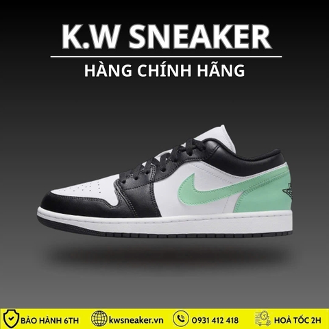 ( Chính Hãng ) Giày Nike Air Jordan 1 Low ‘Green Glow’ 553560-131