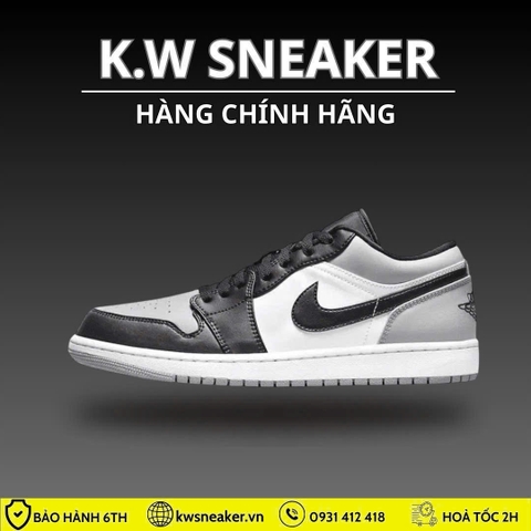 ( Chính Hãng ) Giày Nike Air Jordan 1 Low ‘Shadow Toe’ 553558-052