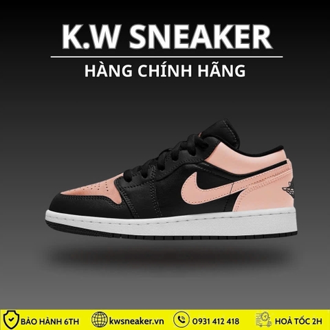 ( Chính Hãng ) Giày Nike Air Jordan 1 Low GS ‘Crimson Tint’ 553560-034