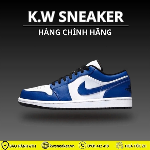 (CHÍNH HÃNG) Giày Air Jordan 1 Low Game Royal 553558-124